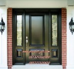 Pintu Rumah Minimalis 2 Panel Black Pearl