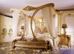 Set Kamar Tidur Utama Klasik Model Canopy Paris Style